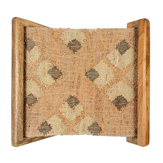 Hello Honey® 20" Natural Brown Modern Collapsible Wood Folding Stool